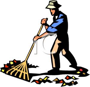 300x292 Art Image A Man With A Rake