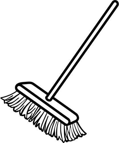 418x500 Vector Clip Art Of Simple Broom Public Domain Vectors