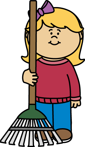 290x500 Graphics For Woman Raking Leaves Graphics