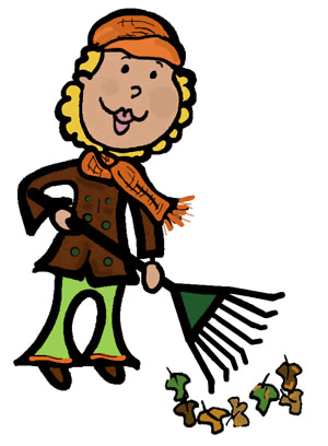 300x408 Rake And Leaves Clip Art Clipart Panda