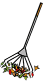 90x161 Raking Leaves Clipart 1963947
