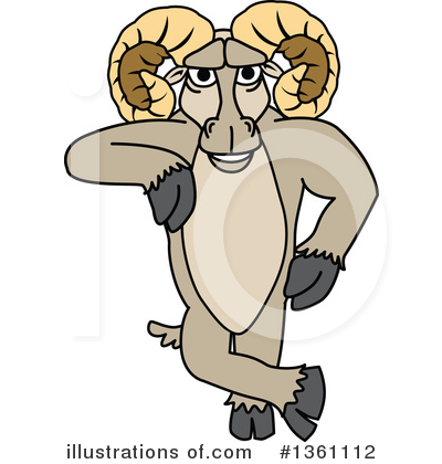 400x420 Ram School Mascot Clipart