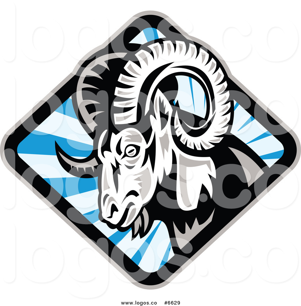 1024x1044 Royalty Free Cliprt Vector Logo Of Bighorn Sheep Ram In