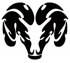 236x213 Ram Head Profile Clip Art