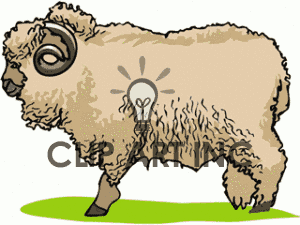 300x225 Sheep Clipart Ram