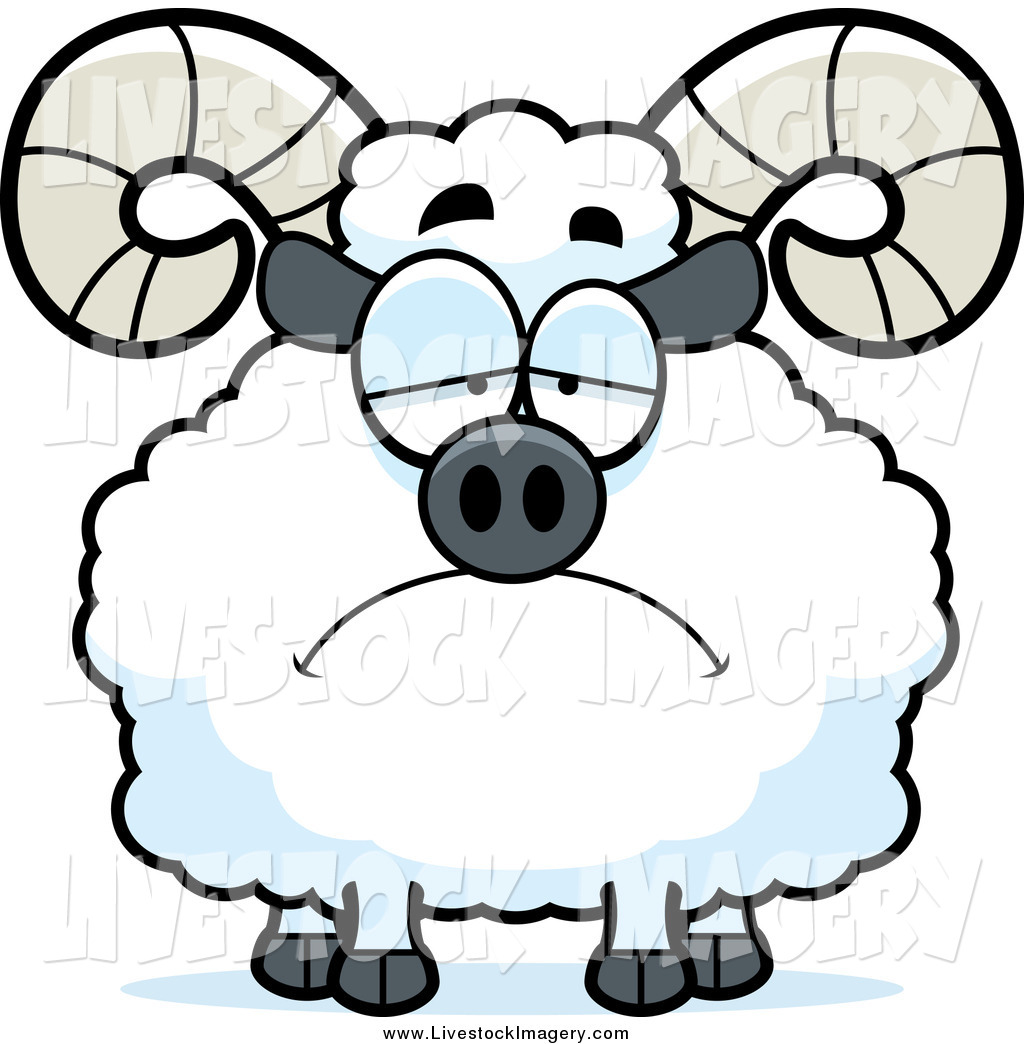 1024x1044 Clip Art Of A Sad Ram Mascot By Cory Thoman