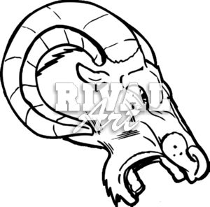 300x296 Rams Clipart Free