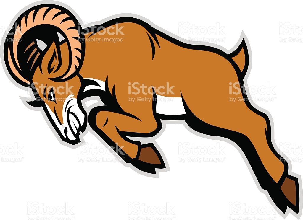1024x745 Vector Of Charging Ram Mascot