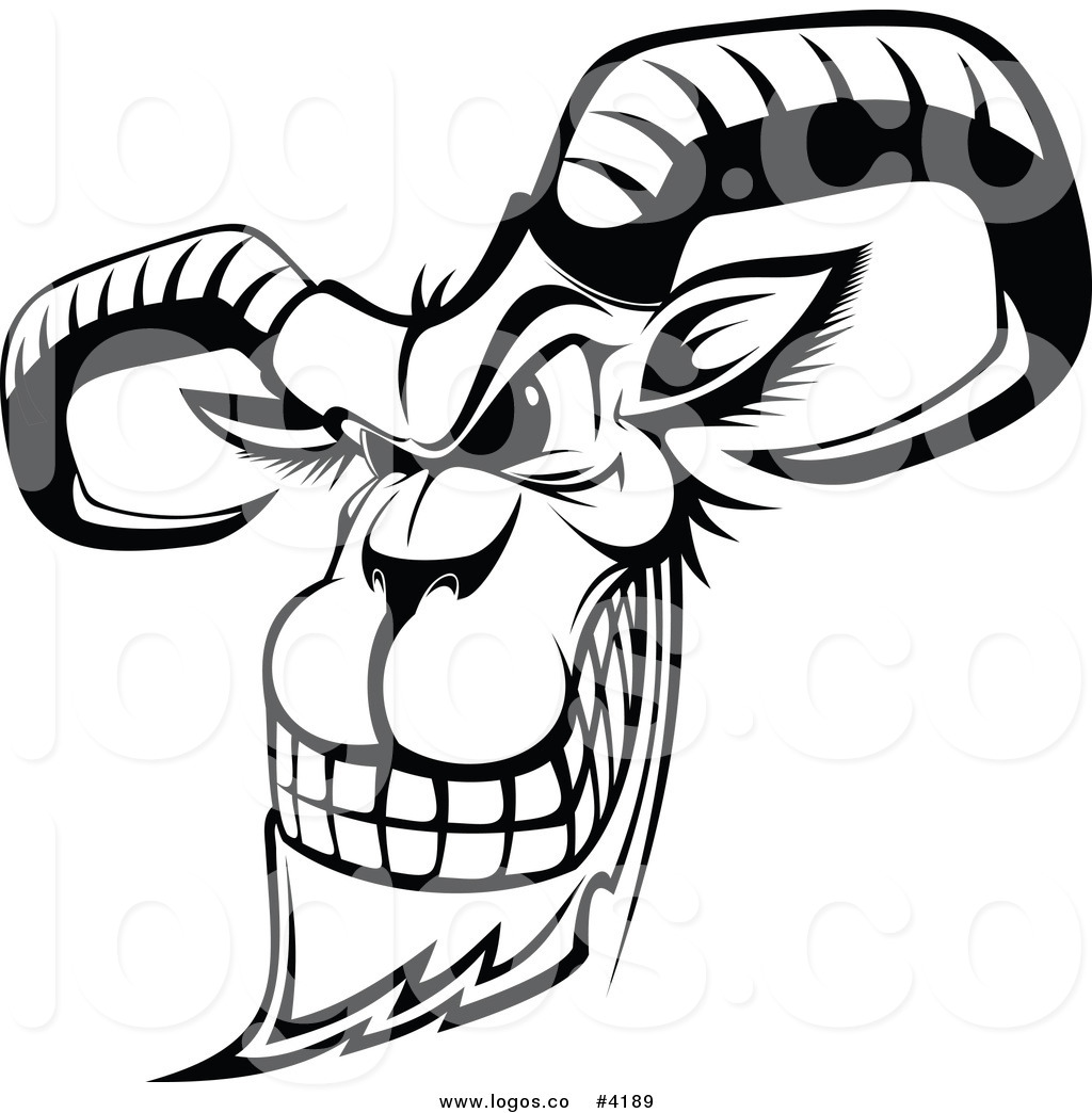 1024x1044 Goats Head Clipart Angry