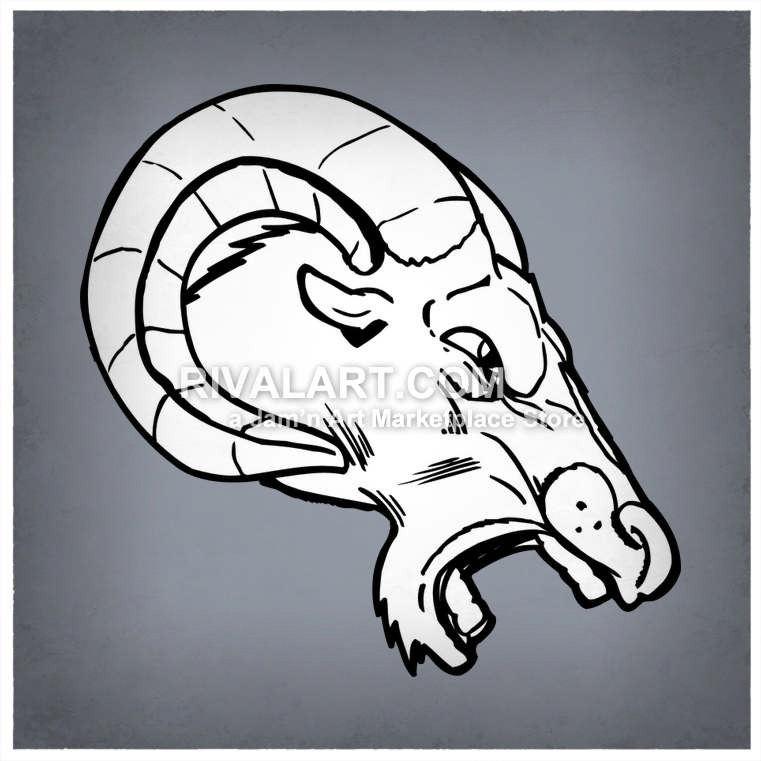 761x761 Ram Clipart
