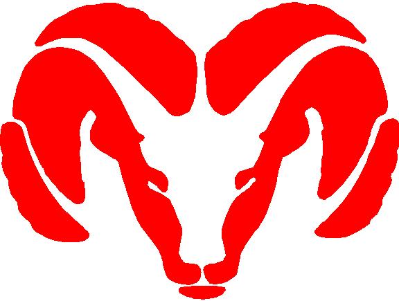 576x435 Red Ram Head Clipart