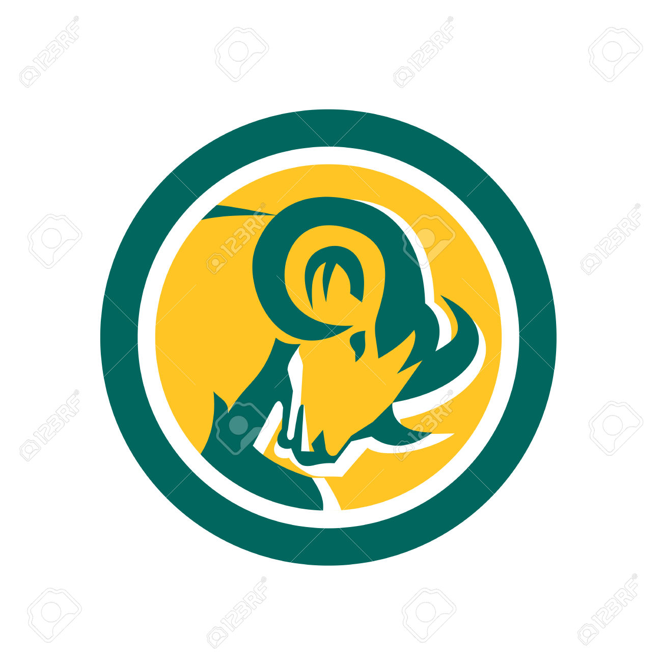 1300x1300 Bighorn Sheep Clipart Ram Head