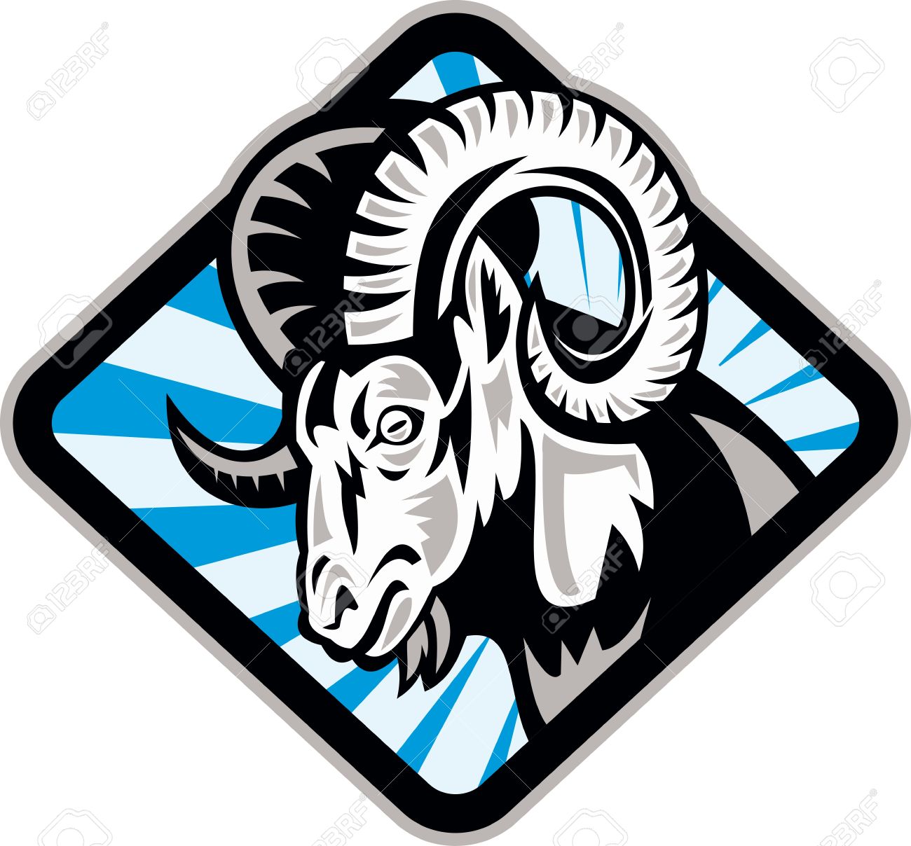 1300x1208 Bighorn Sheep Clipart Ram Horn