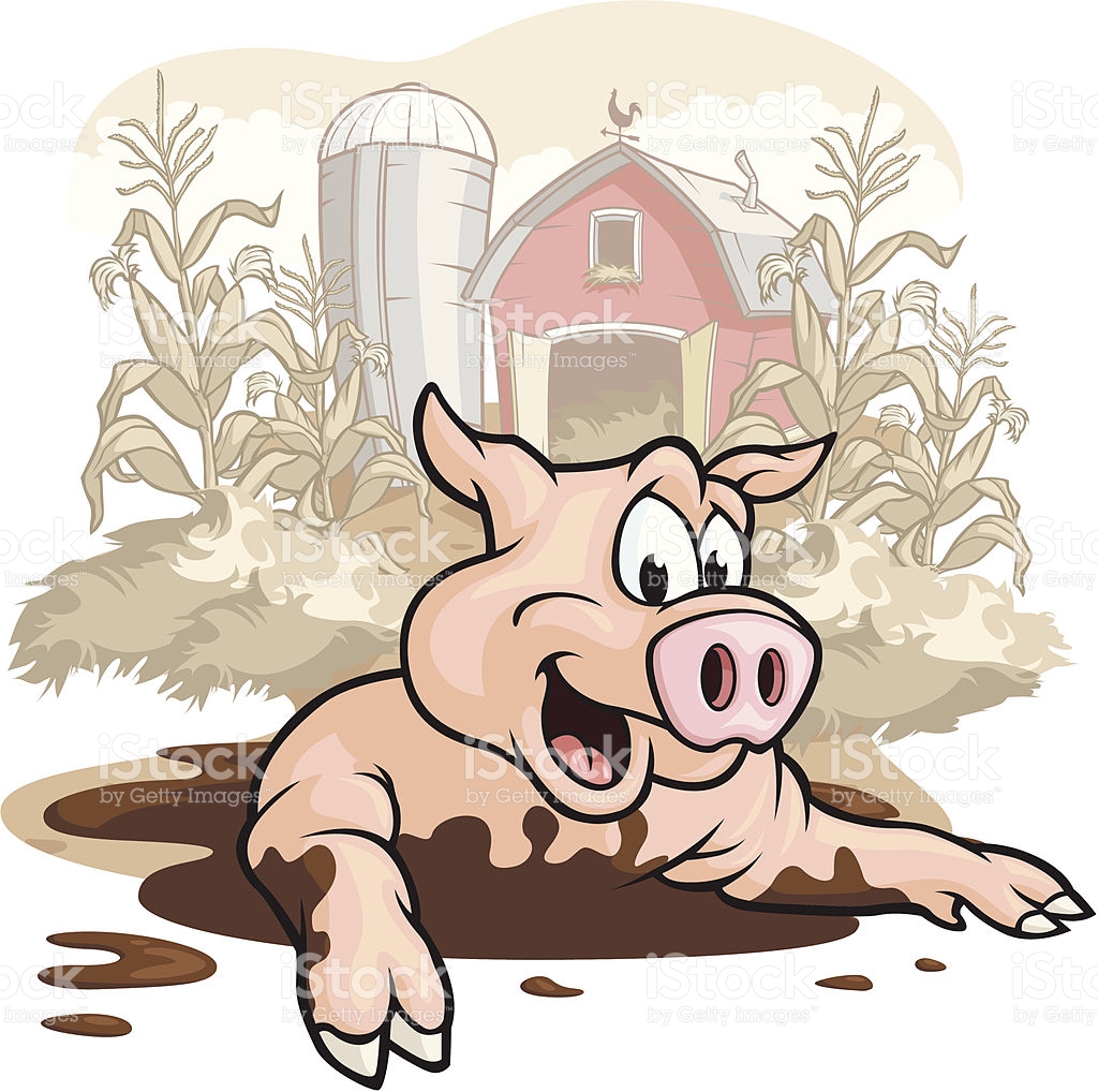 1024x1018 Ranch Clipart Pig Farm