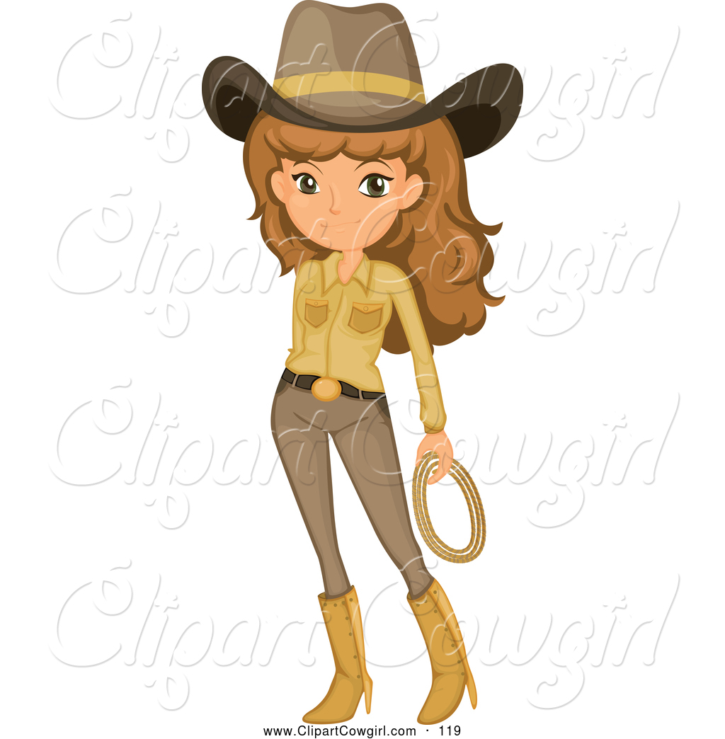 1024x1044 Clipart Of A Cowgirl Or Ranger Woman, On White By Graphics Rf