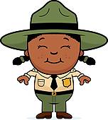 152x170 Park Ranger Clip Art