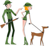 170x159 Stock Illustration Of Forest Rangers K2108058