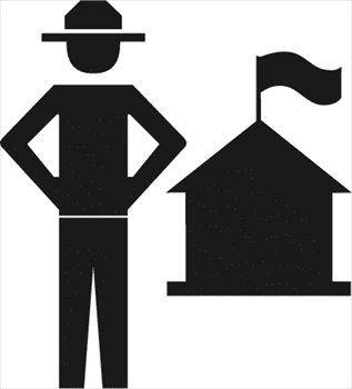 317x350 Free Forest Ranger Clipart