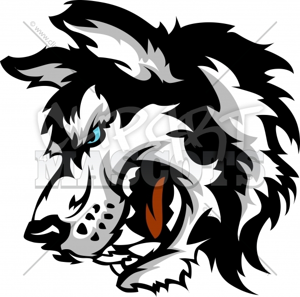 590x584 Husky Clipart Logo