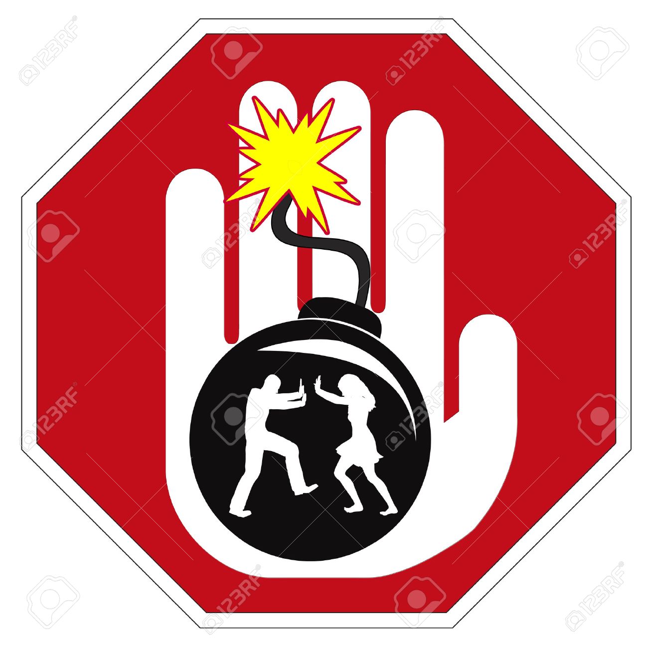 1300x1300 960 Domestic Violence Stock Vector Illustration And Royalty Free