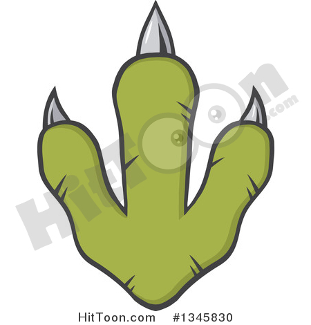 450x470 Paw Print Clipart