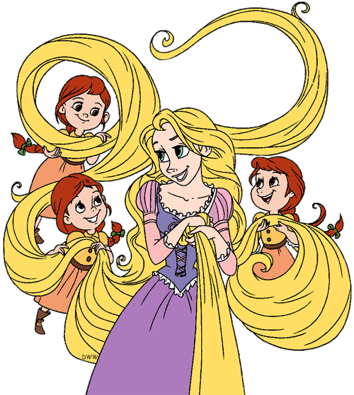 500x558 Disney's Tangled Clip Art 3 Disney Clip Art Galore