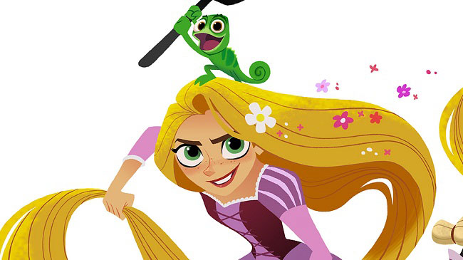 650x365 Hair Clipart Tangled