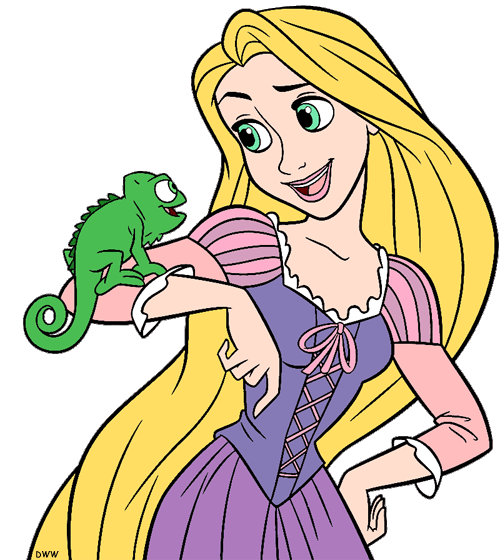 500x560 Top 97 Rapunzel Clip Art