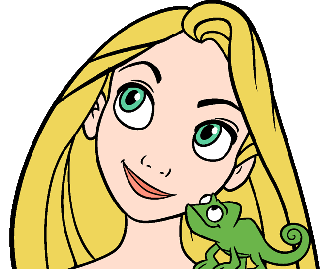 650x546 Face Clipart Rapunzel
