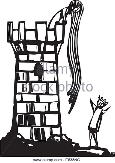 383x540 Fairy Tale Clipart Rapunzel Hair