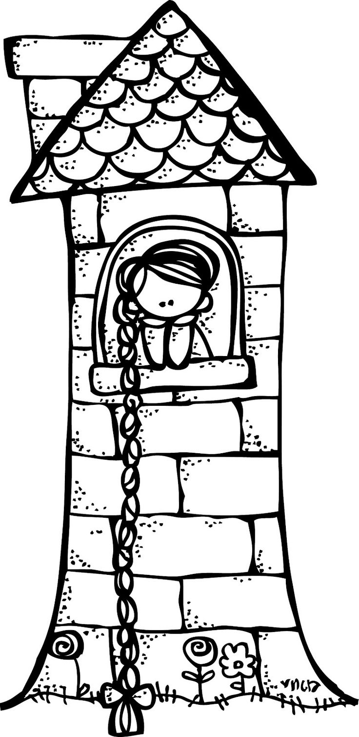 736x1509 Rapunzel Braid Clipart
