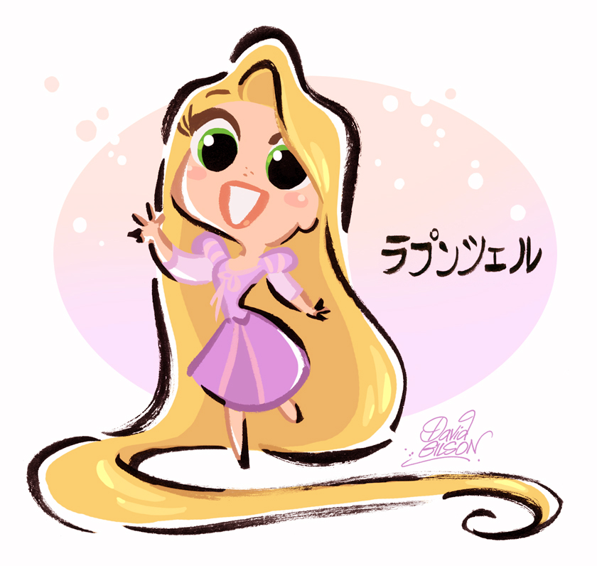 840x796 Kawai Disney's Rapunzel By Princekido