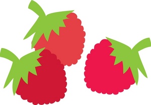 300x210 Raspberry Clipart Image