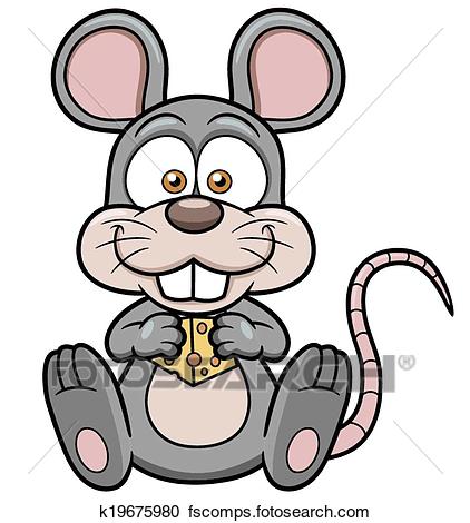 422x470 Clipart Of Cartoon Rat K19675980