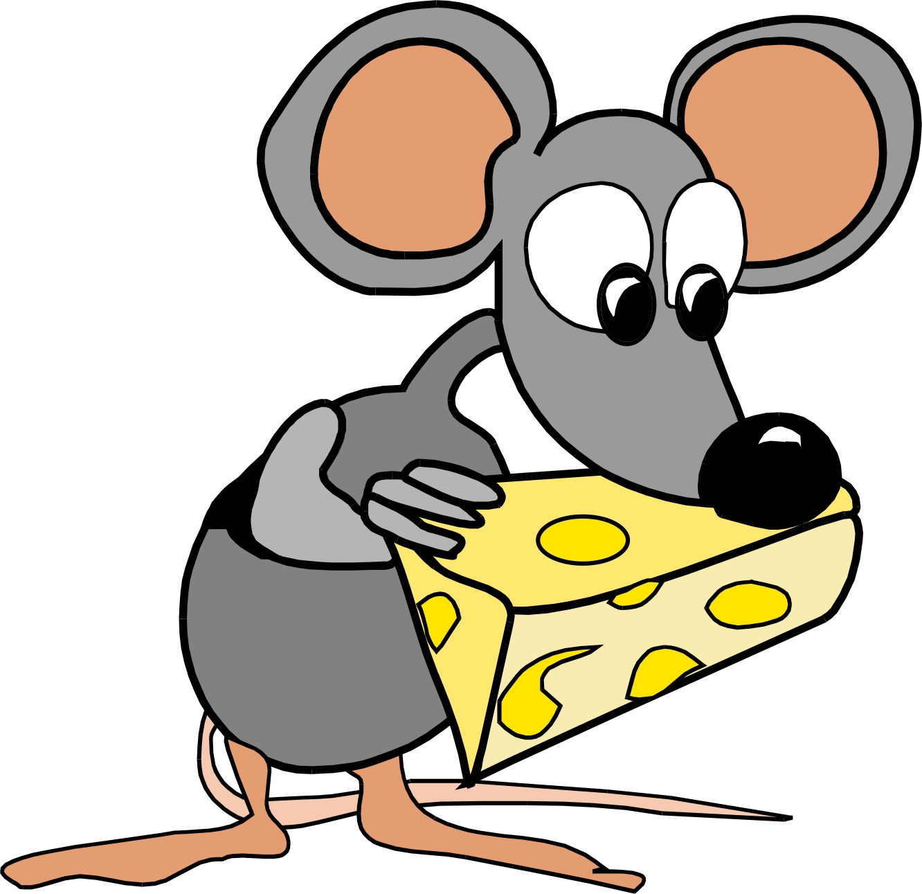 1332x1291 Rat Clipart Mouse Cheese