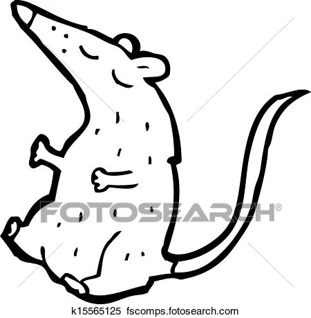450x461 Clipart Of Cartoon White Lab Rat K15565125
