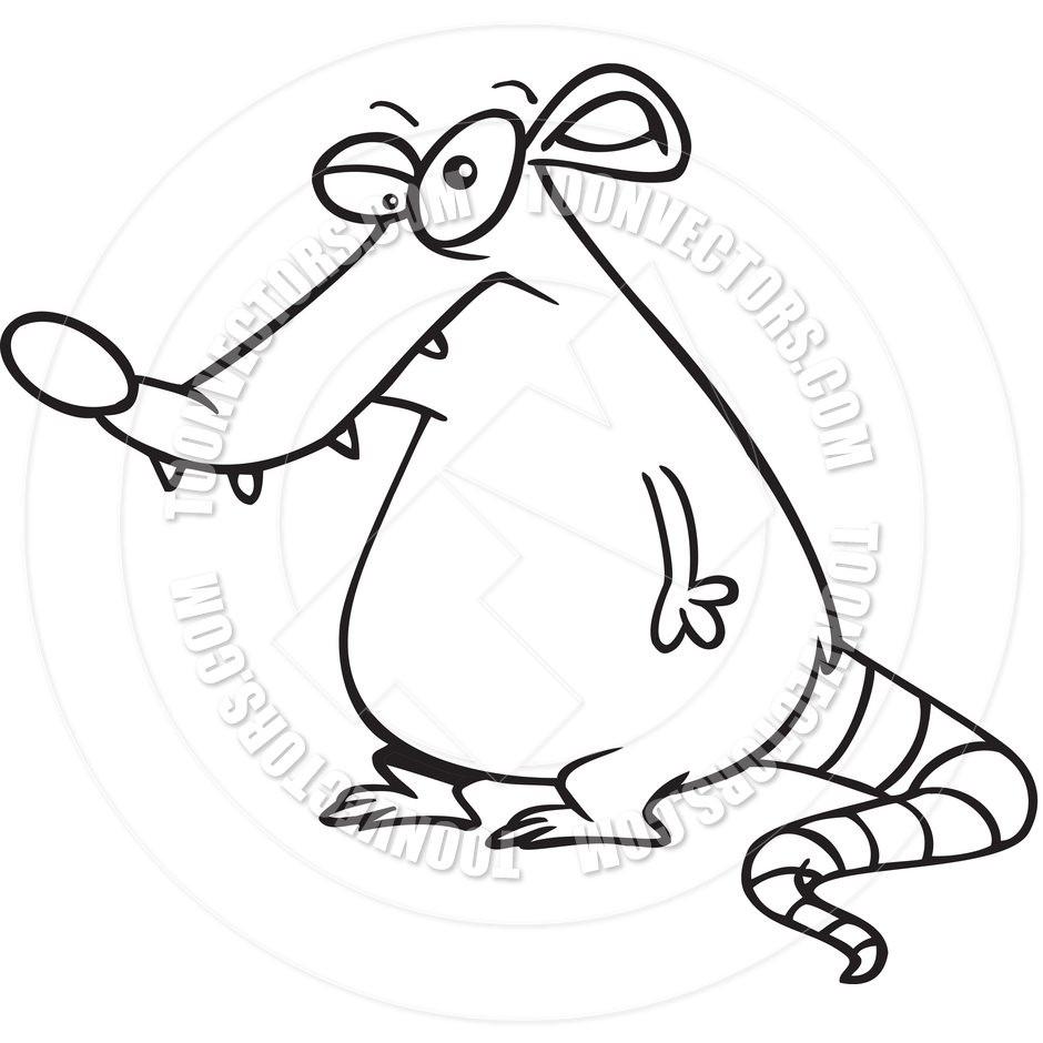 940x940 Rat Black And White Clipart 2148814