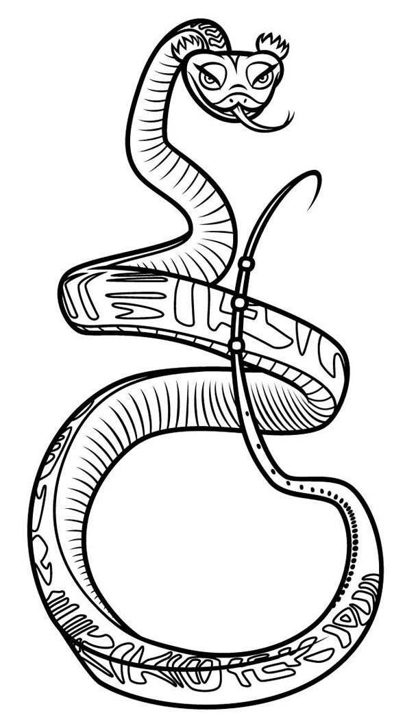 591x1060 How To Draw A Viper Snake