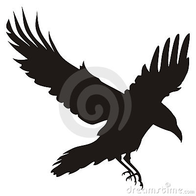 400x400 Raven Bird Clipart