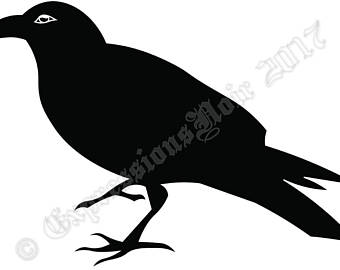 340x270 Raven Svg Etsy