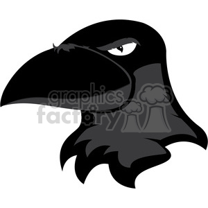 300x300 Royalty Free Raven Mascot 384899 Vector Clip Art Image