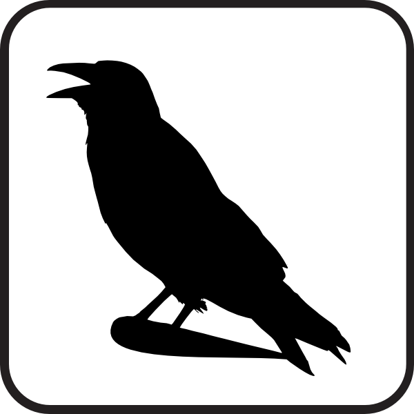 600x600 Raven Sign Clip Art