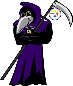 256x300 Steelers Vs Ravens Clip Art
