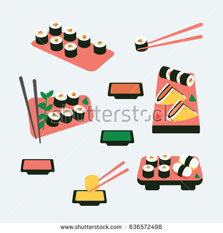 450x470 Sushi Clipart Raw Fish