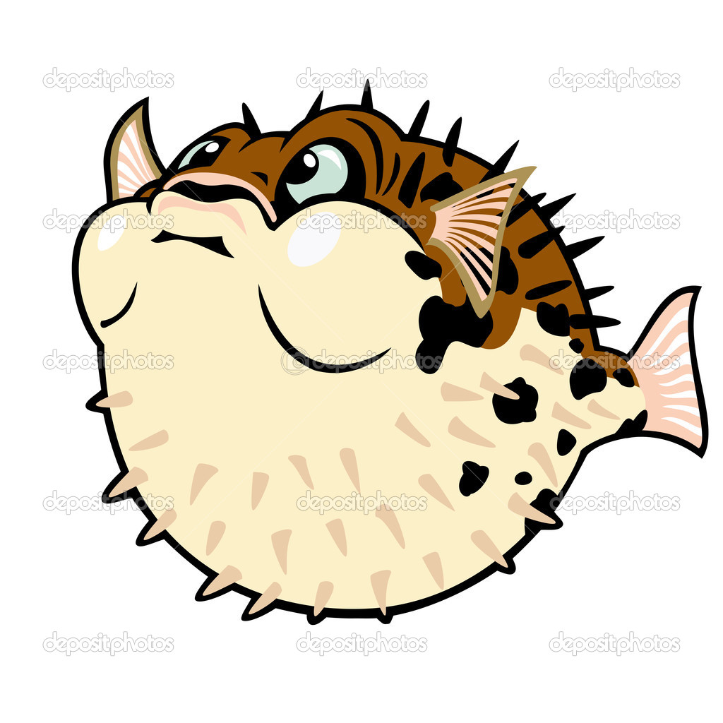 1024x1024 Puffer Fish Clip Art