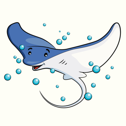 413x415 Sting Ray Clipart