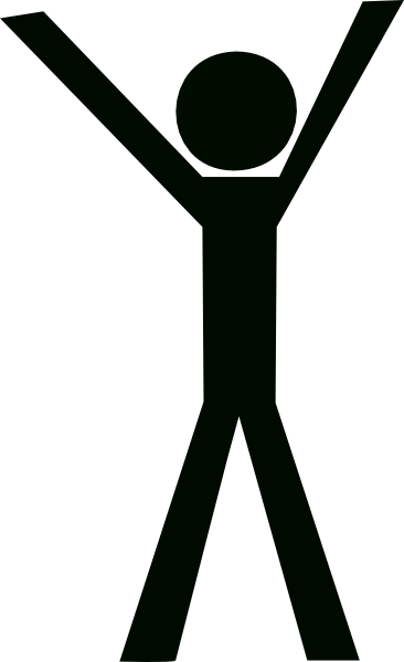 366x599 Arms Up Cliparts 174298