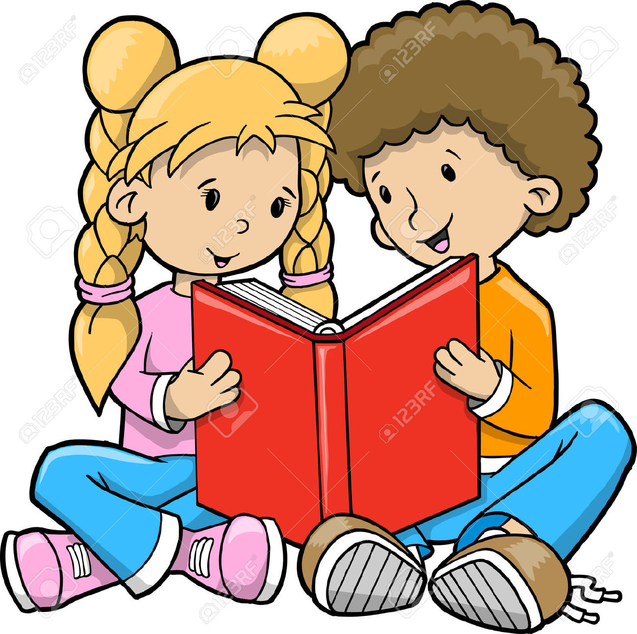 1300x1294 Kids Reading Clipart Free
