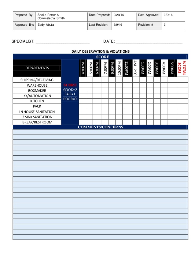 638x826 Daily 5 Checklist