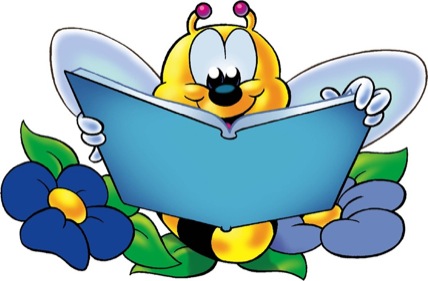 428x281 Bee Clipart Reader
